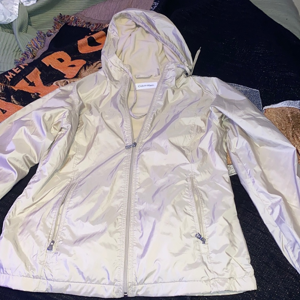 Beige Calvin Klein jacket